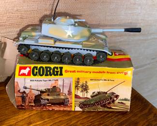 Corgi toy tank 