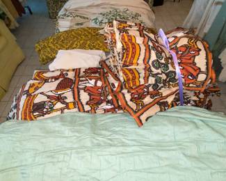 More bundled up draperies 