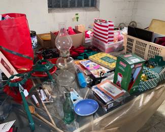 Assorted Christmas and household