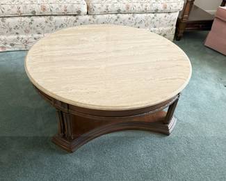 Hammary Marble top coffee table