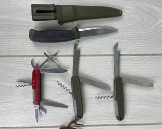 LOT 180 KNIVES MULTI TOOL FROST SYRACUSE ROSTFREI