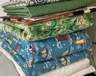LOTS 332 - 340 ALL FABRIC!!! FABRIC FOR SEWING CRAFTING HOME DECOR UPHOLSTERY
