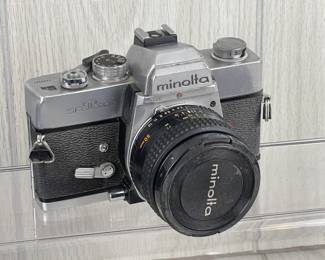 LOT 233 OF 780 VINTAGE MINOLTA SRT202 35MM FILM CAMERA ROKKOR LENS