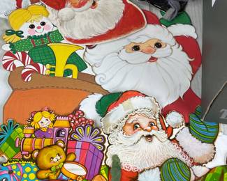 LOTS 554 - 573 ALL CHRISTMAS! CHRISTMAS GIFT WRAPPING PAPER ROLLS ORNAMENTS DECORATIONS CHRISTMAS DECORATIONS