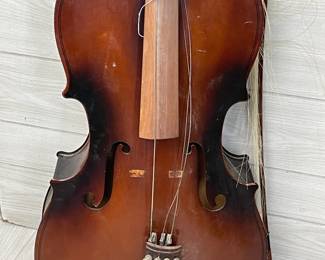 LOT 390 KAY 55 3/4 CELLO W BOW