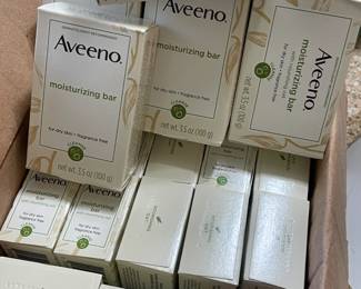LOT 268 AVEENO MOISTURIZING BARS BATH BARS SOAP