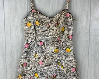 LOT 220a 1950s JANTZEN COTTON SWIM SUIT OUTLAW ROSES