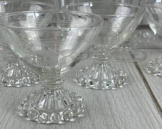 LOT 88 OF 788 ANCHOR HOCKING BOOPIE ETCHED GLASS BEVERAGE SET