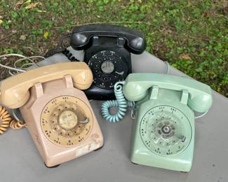 LOT 1166 ROTARY DIAL TELEPHONES