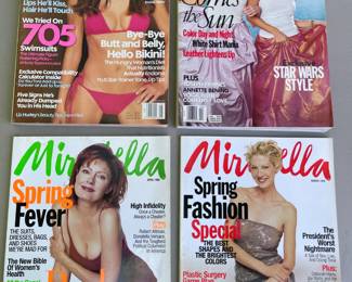 LOT 1110 GLAMOUR VOGUE MIRABELLA MAGAZINES FASHION