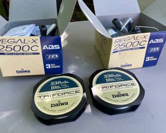 LOTS 1115 - 1121 FISHING GEAR THIS LOT IS 1118 DAIWA FISHING LINE REELS SPOOLS
