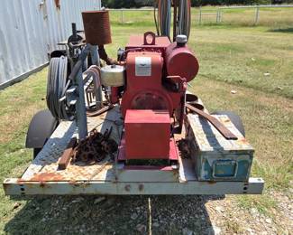 Welder on trailer 
