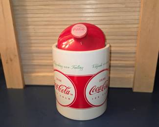 Coca-Cola ceramic jar