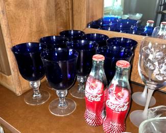 Cobalt Blue  Goblets