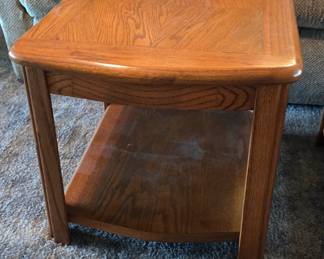 Oak end table