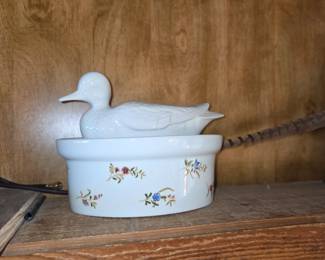 Duck Covered Casserole Dish
