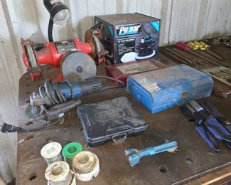 Grinder and miscellaneous small tools