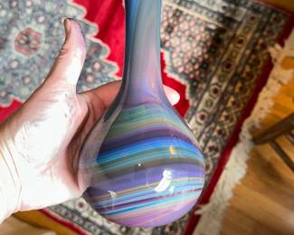 Labino 1978 Schmeltz Glass Vase 