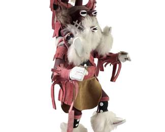 Signed Navajo Piggyback Mudhead Kachina Doll