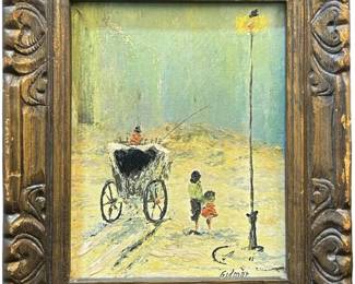 Vintage Gidmar Carriage Ride Giclee