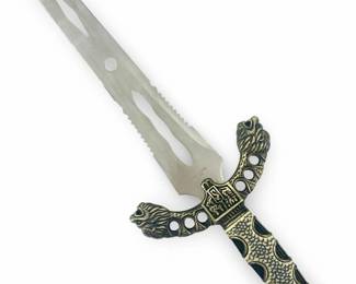 Double Lion Head Fantasy Dagger