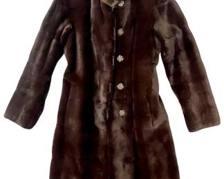 Birger Christensen Brown Sheared Mink Coat