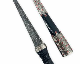 Scottish Dirk Dagger with Jeweled Sheath
