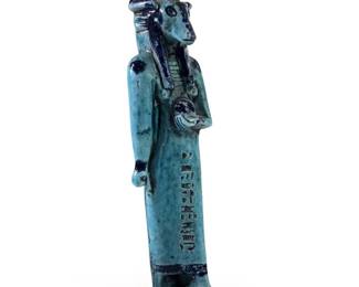 Rare Egyptian Sekhmet Antique Faience Statue
