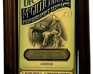 Dr. McGillicuddy's Mentholmint Schnapps Bar Mirror