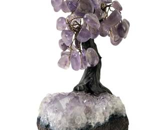 Exquisite Amethyst Crystal Feng Shui Tree