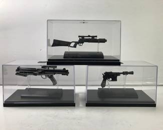 (3) Star Wars Master Replica Scale Blasters