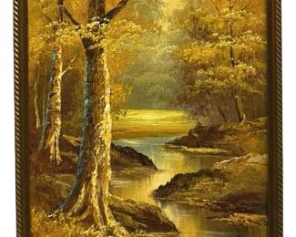 Signed Phillip Cantrell Beautiful Oil on Canvas