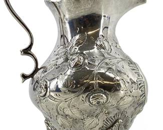 Balltompkins & Black Electroplated Cream Pitcher