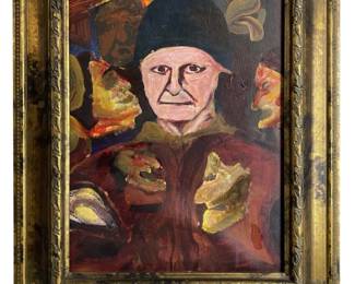 Signed Wayne Hosaka “Inside My Head" Acrylic
