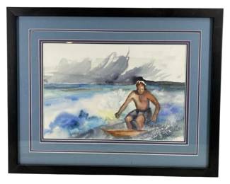 Joyce Gardner Signed “Riding The Wave"