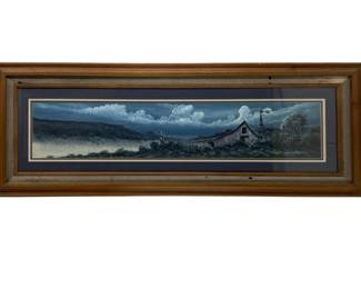 Signed Danny Gamble Acrylic On Board