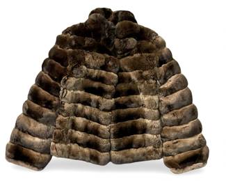 Dyed Chinchilla Sitka Fur Gallery Jacket