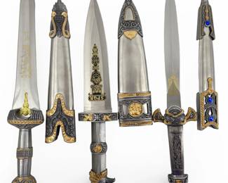 3pc Wuu Jau Roman Gladius Daggers