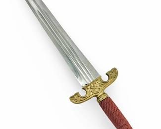 Red Cord Handle Short Sword