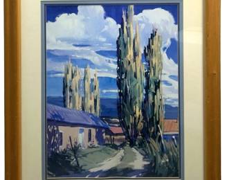 William Cather Hook “Above Truchas" Fine Print