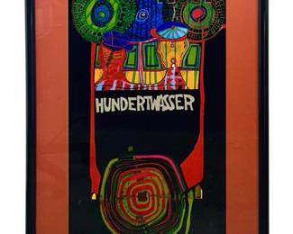 Vintage Friedensreich Hundertwasser Poster