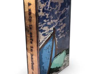 John A. Sheds Houston Llew Glass on Copper Art