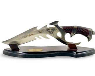 Gil Hibbens Dragon Lord Dagger on Stand