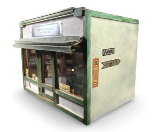 Detailed Wood General Merchandise Store Diorama