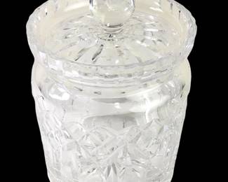 Waterford Crystal Lidded Crystal Biscuit Jar