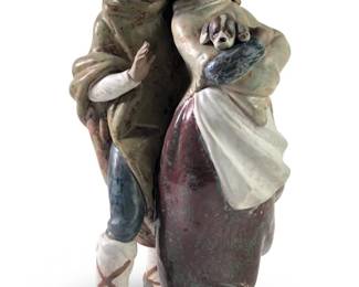 Lacrosse Facing The Wind Porcelain Figure