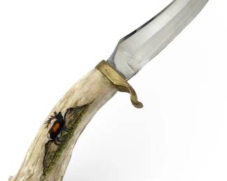 Hand Crafted Stag Horn-Hilted Dagger