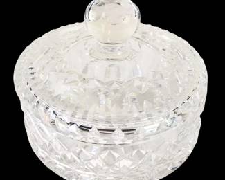 Waterford Lidded Round Crystal Candy Dish