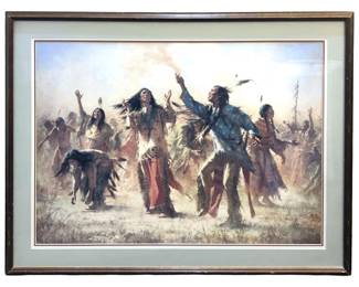 Signed Howard Terpning “Hope Springs Eternal"Print