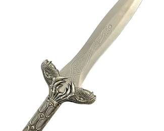 Metal Serpent and Skull Hilted Dagger